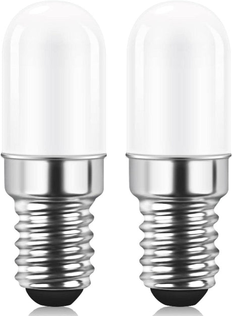 2 darab E14-es LED hűtőszekrény izzók (1,5 W, meleg fehér, 3000 K, 135 lm - Outlet24