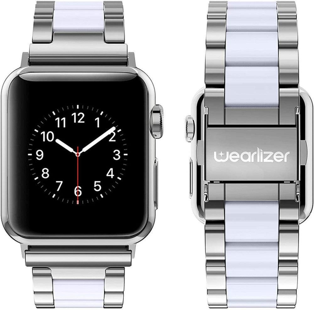 Rozsdamentes acél óraszíj, kompatibilis az Apple Watch szíjjal 42 mm-es 44 mm-es 45 mm-es 49 mm-es - Újracsomagolt termék - Outlet24