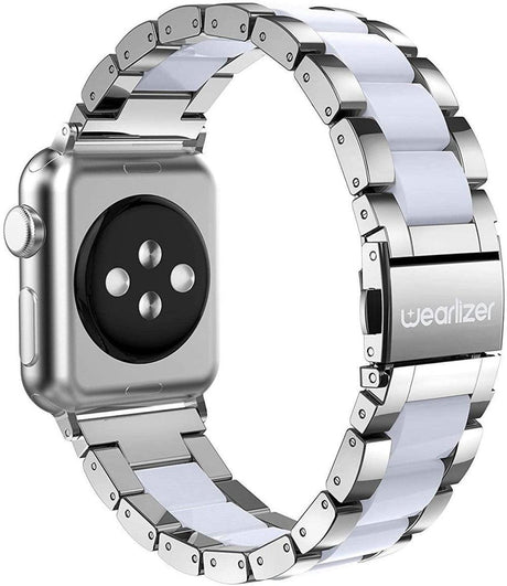 Rozsdamentes acél óraszíj, kompatibilis az Apple Watch szíjjal 42 mm-es 44 mm-es 45 mm-es 49 mm-es - Újracsomagolt termék - Outlet24