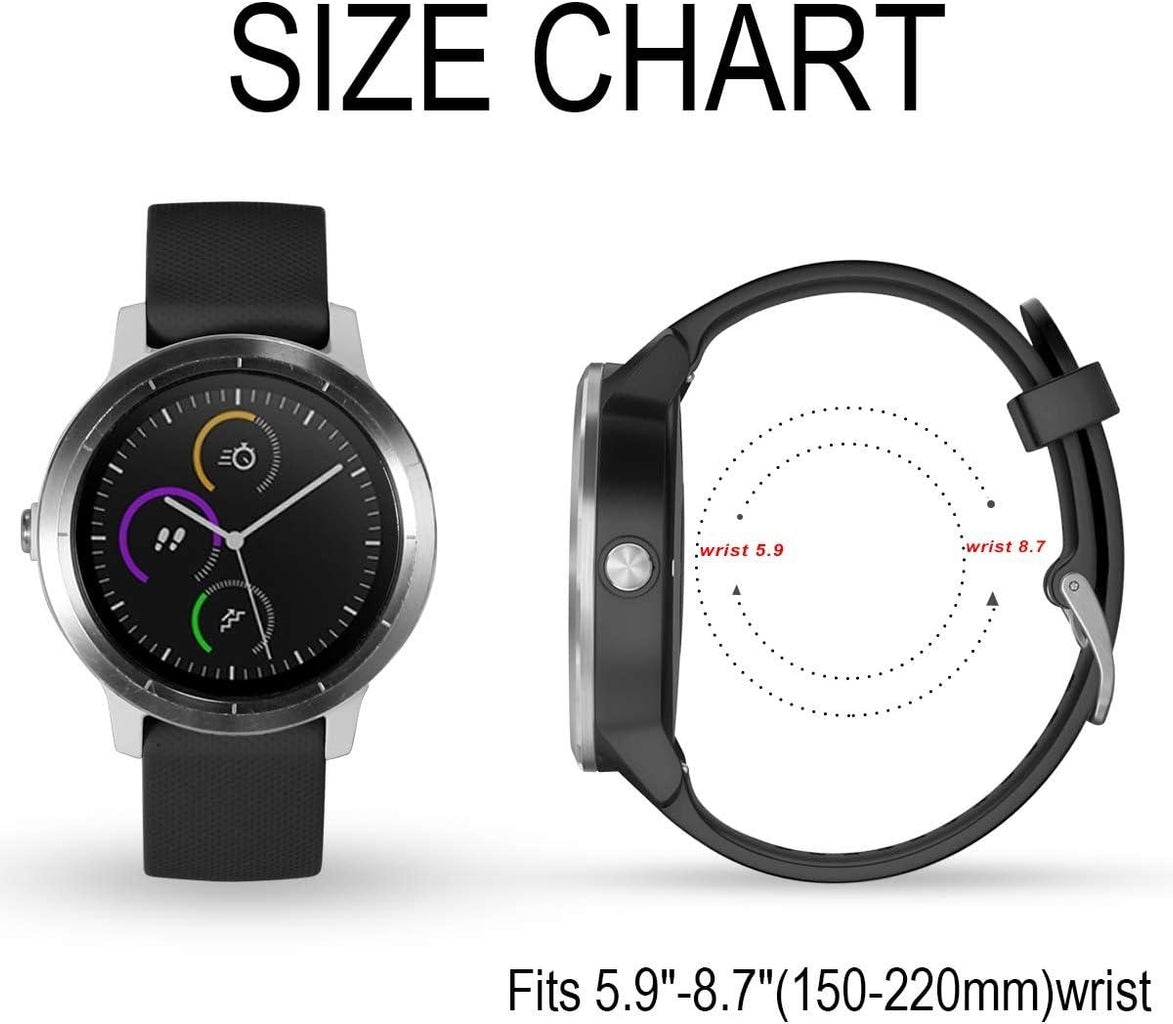 20mm Szilikon Sport Csere Szíj Vivoactive 3/Venu/Vivomove HR-hez - Outlet24