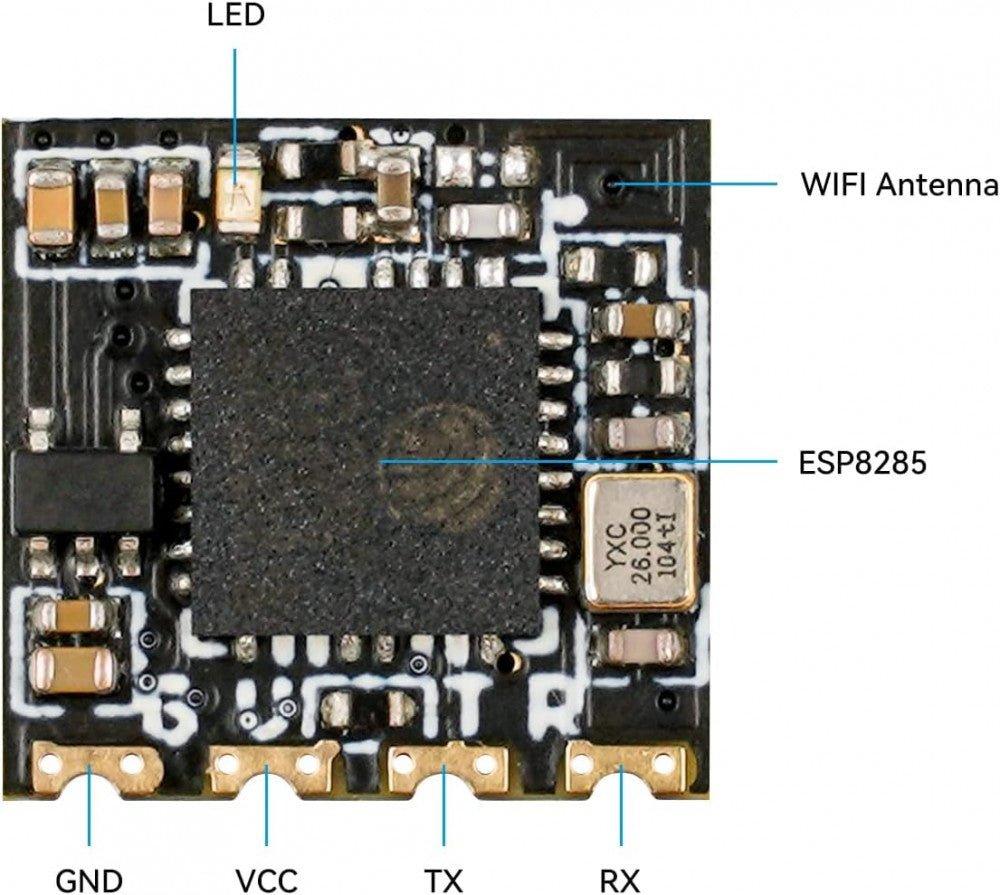 2.4G Lite Vevő, Torony SMD Kerámia Antennával,Hosszú Hatótávolság, 65/75/85 mm FPV Verseny Whoop Drónokhoz - Outlet24