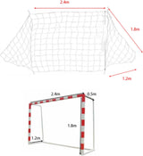 DEWIN Profi Futballháló 8x6 láb - Ütésálló, Teljes Méretű Kapuhoz - Image 2