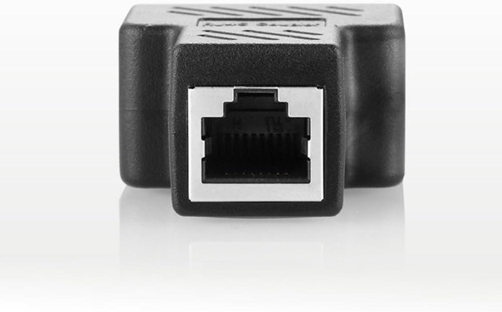 RJ45 Ethernet Splitter Adapter - Arany Dupla Aljzat HUB - Outlet24