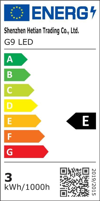 G9 LED Izzó Meleg Fehér 9W, Energiahatékony, 3-as Csomag - Outlet24