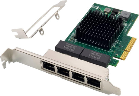 ULANSeN PCIe Gigabit Ethernet Szerver Adapter Quad Port BCM5719 - Outlet24