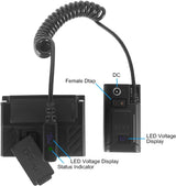 Sony NP-F akkumulátor helyettesítő D-Tap tápegység Atomos és SmallHD monitorokhoz - Image 3