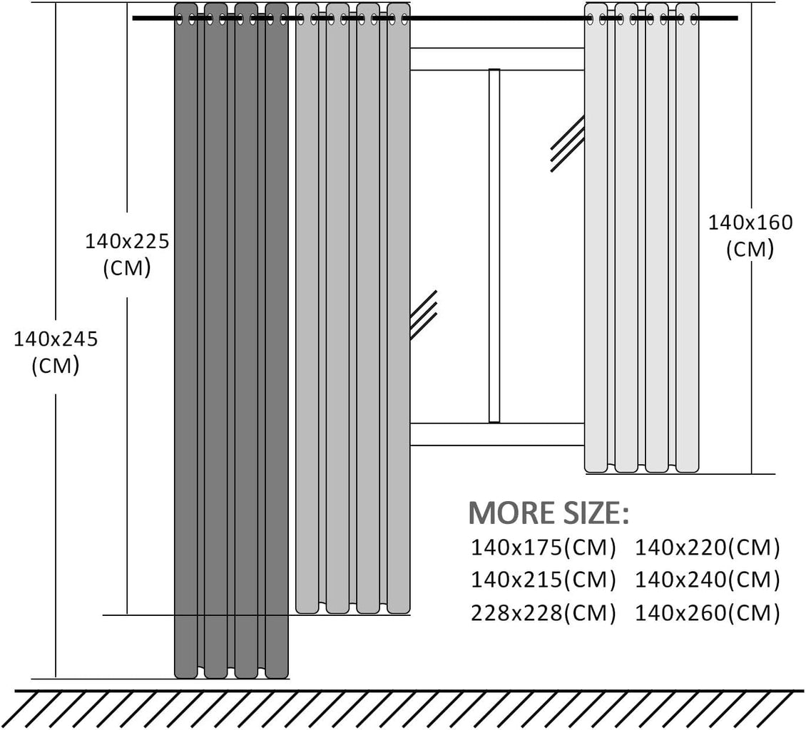 Topfinel Bézs Fényáteresztő Függöny 225x140cm, Hálószobába, Nappaliba - Image 8