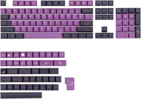 EPOMAKER Space MDA PBT Keycap Szett 147 Gombos ISO Mechanikus Billentyűzethez - Image 2