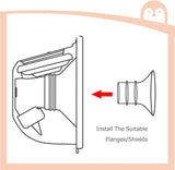 Momcozy S9/S10/S12 mellszívó cserealkatrész 19 mm - Outlet24