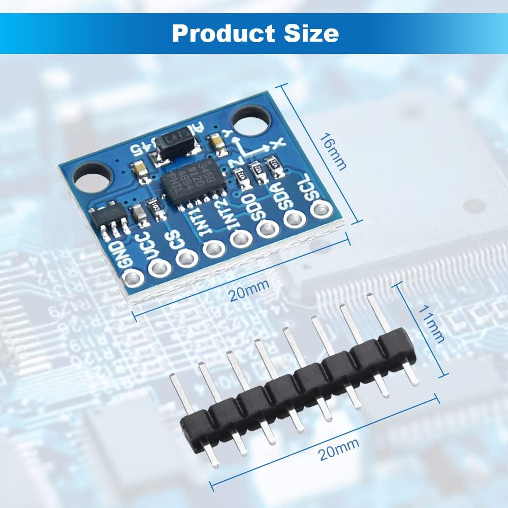 ADXL345 3 Tengelyes Gyorsulásmérő Modul GY-291 Arduinohoz - Outlet24