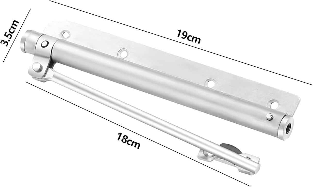 Állítható, csendes, automata ajtócsukó 80kg-ig - 2db csomag, szállodákba, raktárakba - Image 2