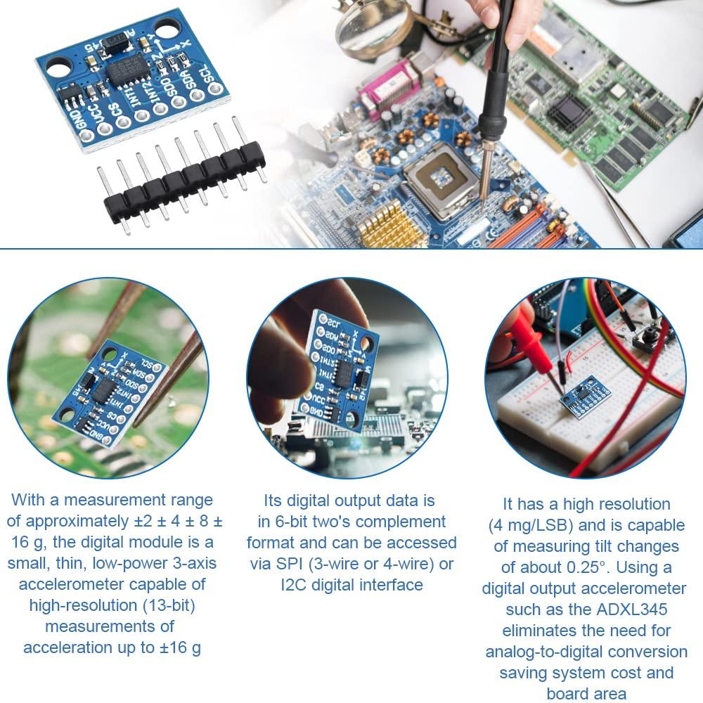 ADXL345 3 Tengelyes Gyorsulásmérő Modul GY-291 Arduinohoz - Outlet24