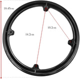 LUXU fekete 42T kerékpár láncvédő gyűrű MTB és országúti biciklikhez - Image 3