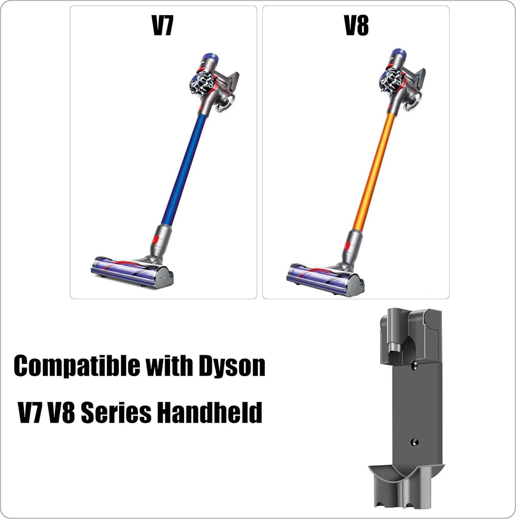 Dyson V7 V8 kompatibilis fali tartó - ABS műanyag dokkoló állomás - Image 3