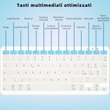 Qulose 11" Vezeték Nélküli Bluetooth Billentyűzet - Image 4