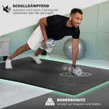 Puzzle rendszerű edzőszőnyeg szett - Fitnesz, jóga és tornagyakorlatok védőalátétje - Image 8