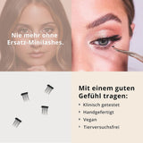 FLORYLASH® Minilashes - 8 db Kicsi Mágneses Pótszempilla 2-3 Mágnessel, Eyeliner Nélkül - Image 2