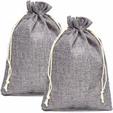 HERZWILD Szürke Juta Ajándékzsák Adventi Naptárhoz 17x23cm 15db - Image 1