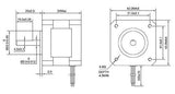 STEPPERONLINE Nema17 Léptetőmotor 26Ncm 1.8° CNC 3D Nyomtatókhoz és Robotokhoz Újracsomagolt termék - Outlet24