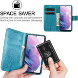 Samsung Galaxy S21 5G tok, Flip Wallet bőr tok + porvédő + érintő toll, 6.3 hüvely - Outlet24