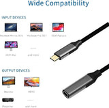 YRRNAE USB C - Mini DP Adapter, 4K@60Hz, Fekete, MacBook/iMac/iPad Pro Kompatibilis Újracsomagolt termék - Outlet24