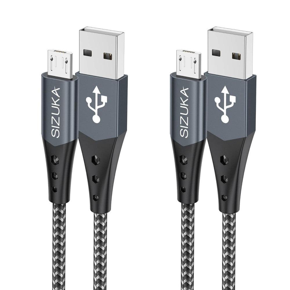 SIZUKA USB-A USB-Micro kábel, 0.5 méter, 2 darabos Újracsomagolt termék - Outlet24