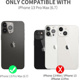 AICase iPhone 13 Pro Max tok, vékony, átlátszó, fekete keretezéssel - Újracsomagolt termék - Outlet24