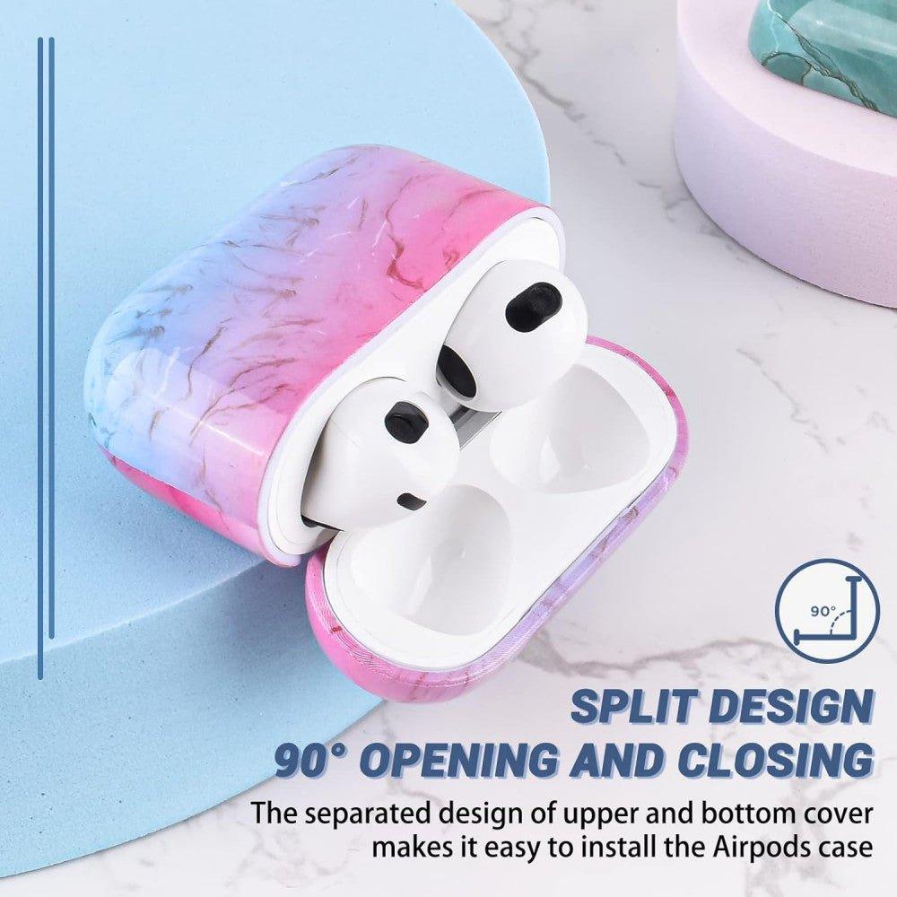 Apple AirPods 3. Gen. Szilikon Védőtok, Színes Márványmintás - Outlet24