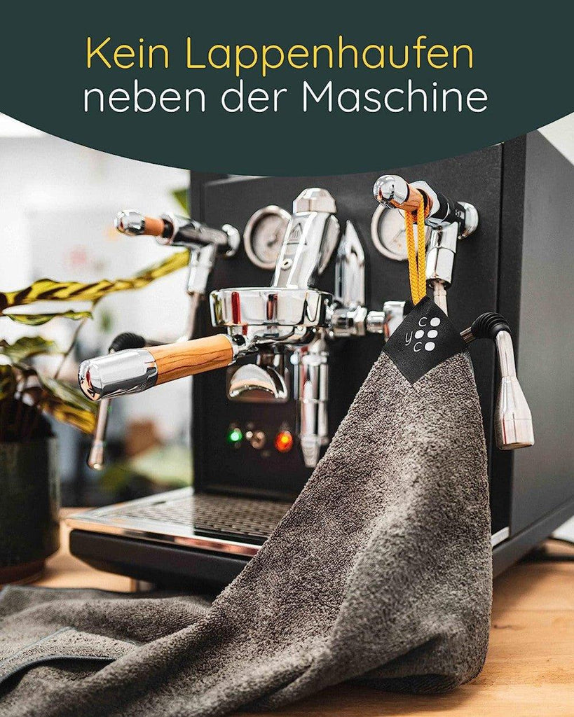 Barista Portafilter és Kávégép tisztítókendő, 45 x 45 cm (Fekete) Újracsomagolt termék - Outlet24
