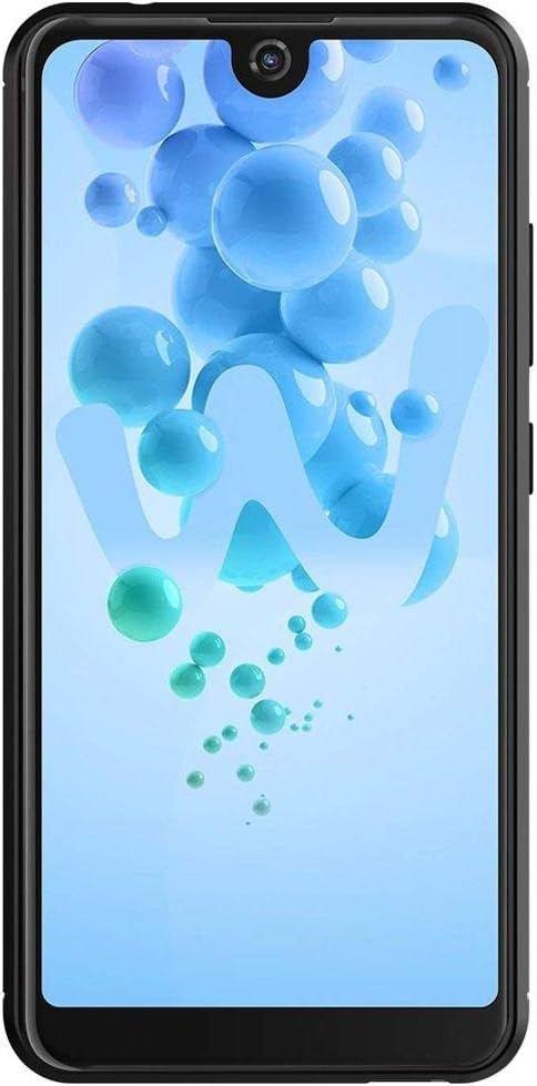 ebestStar - Wiko View 2 Védőtok, Prémium Puha TPU, Szén-dizájn, Fekete + Üveg Képernyővédő - Outlet24