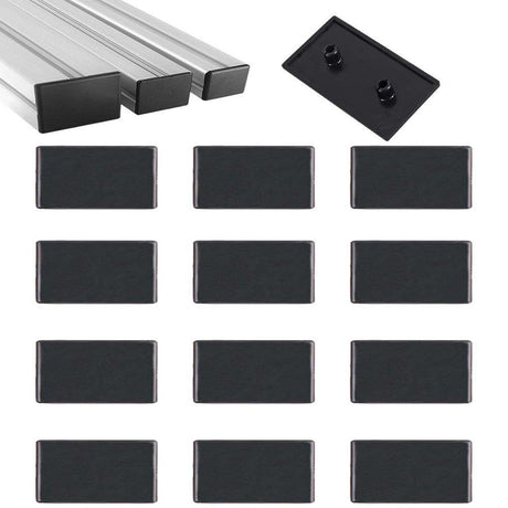 HJYZY ABS Műanyag Végzáró Sapka 30x60mm Alumínium Profilhoz - 35db Pack - Outlet24