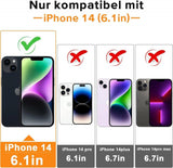 HuaweiH iPhone 14 tok, gyűrűvel, beépített állvánnyal, zöld - Outlet24