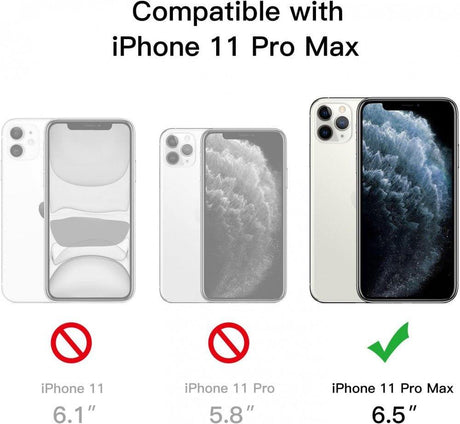 iPhone 11 Pro Max Szilikon Tok Kitámasztóval (Lila Áttetsző) - Outlet24