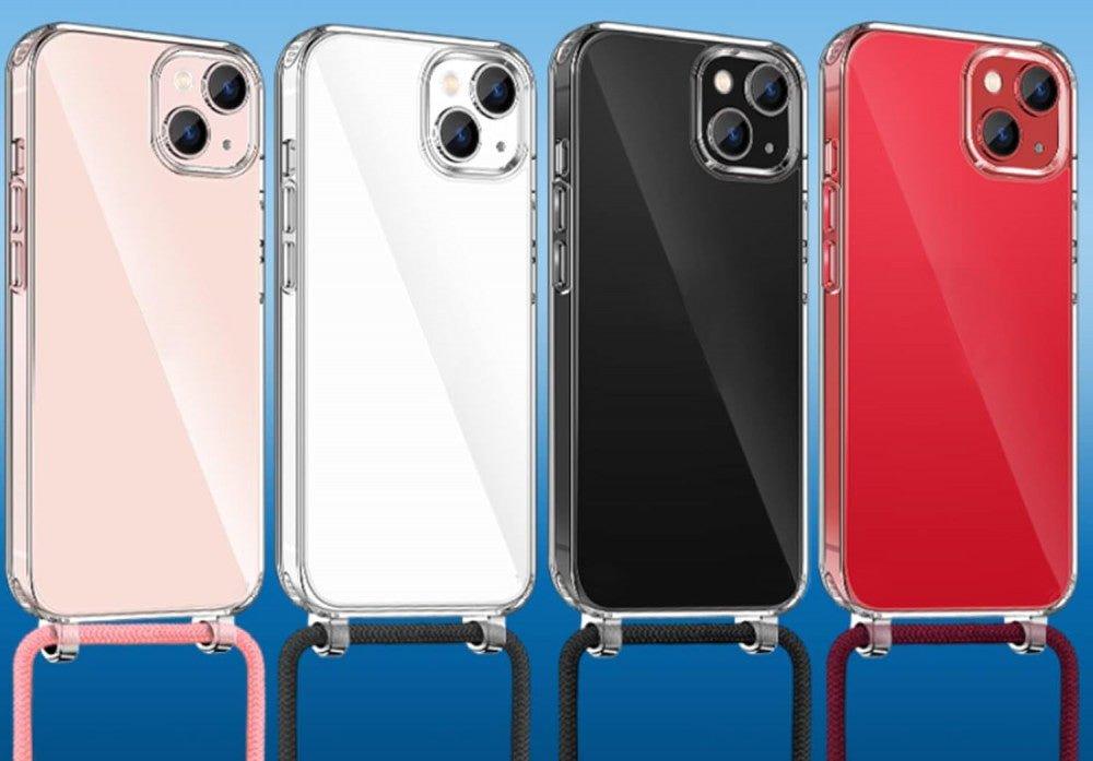 iPhone 11 Pro Max Védőtok Nyakpánttal - Átlátszó Menta Zöld - Outlet24