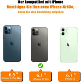 iPhone 12 Pro Ütésálló Szilikon Tok Világoszöld színű Fonott Nyakba Akasztható Pánttal (Víztiszta) - Outlet24