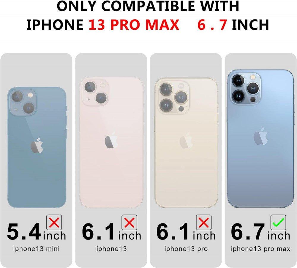 iPhone 13 Pro Max Ütésálló Szilikon Tok, Lányos, Fehér Szívecskés Mintával (Rózsaszín) - Outlet24