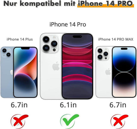 iPhone 14 Pro Mágneses Gyűrűs Szilikon Tok (Sötétkék) - Outlet24