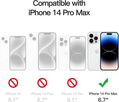 iPhone 14 Pro Max Ütésálló Szilikon Tok, Vezeték Nélküli Töltővel Kompatibilis (Bordó) - Outlet24