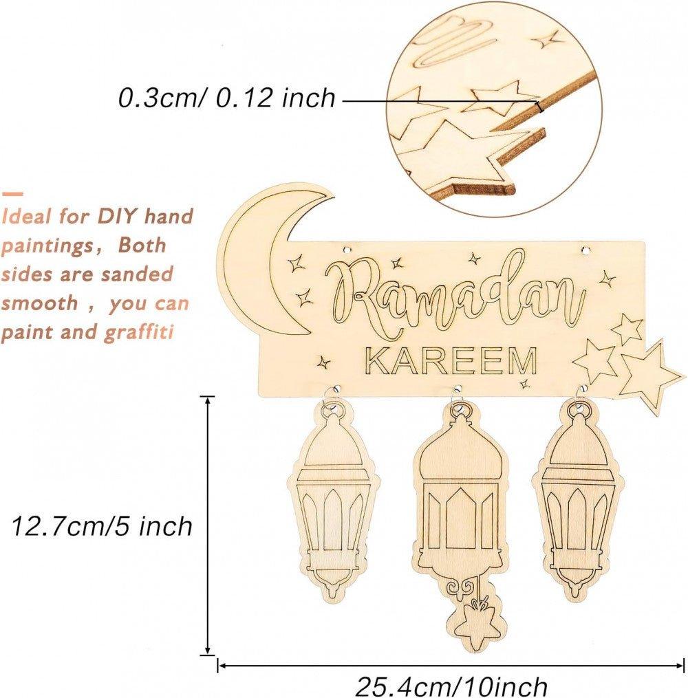 Iszlám Ramadán Fali Dekoráció Eid Ramadanra 2 db-os - Outlet24