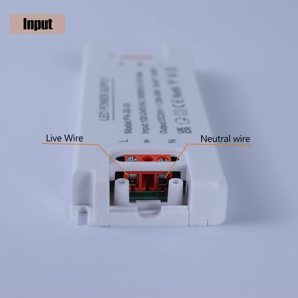 LED Transzformátor 24V, 230V-ról 24V-re, 30W Állandó Feszültség Újracsomagolt termék - Outlet24