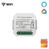 M0L0 Tuya QS-WIFI-D02-TRIAC-2C 2-soros mikromodul világítás dimmer, WiFi, Alexa és Google Home kompatibilis Újracsomagolt termék - Outlet24