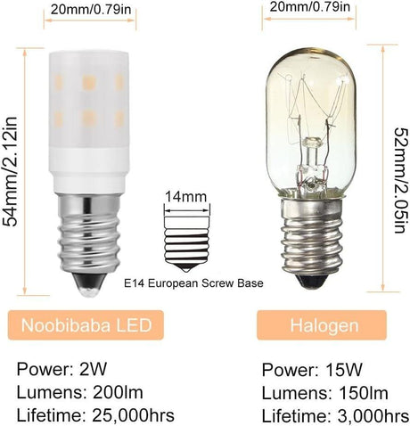 Noobibaba 2 darab varrógép- vagy sólámpa csereizzó(15W, 2700K meleg fehér, 220-240V) - Outlet24