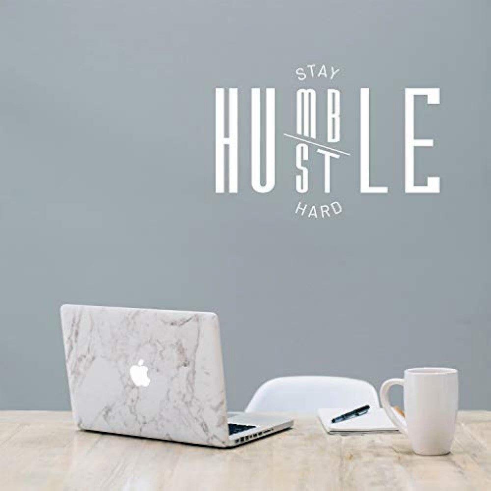 "Stay Humble Hustle Hard" fali dekoráció, 40 x 60 cm, Újracsomagolt termék - Outlet24